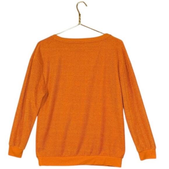 Game Couture Texas Sweater | Burnt Orange Soft Knit Pullover Gameday | Small - Picture 11 of 11